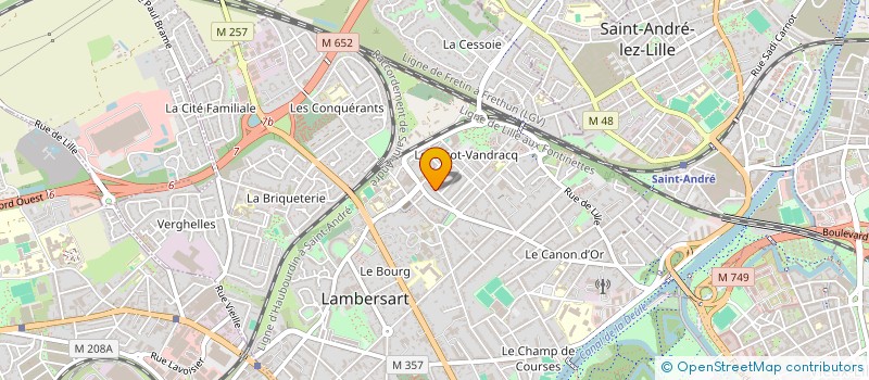 localisation de l'entreprise RWTC à LAMBERSART
