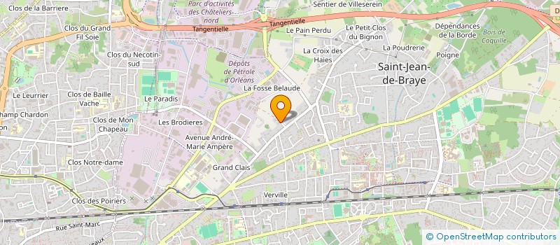 localisation de l'entreprise RX-DISTRIBUTION à SAINT-JEAN-DE-BRAYE