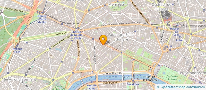 localisation de l'entreprise RX DUBAIL CHAMPS-ELYSEES  PARIS