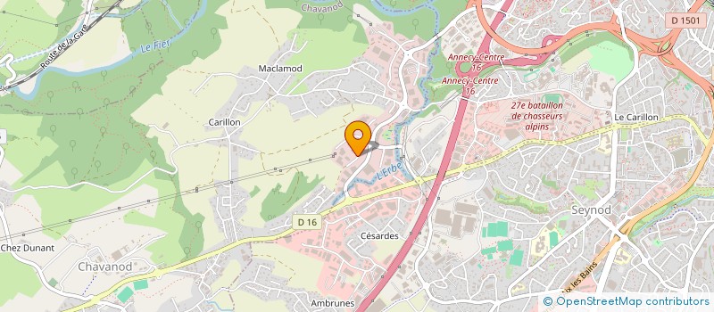 localisation de l'entreprise RX SOLUTIONS à CHAVANOD
