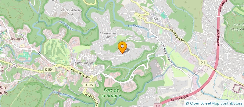 localisation de l'entreprise RXB REAL ESTATE  BIOT