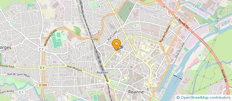 localisation de l'entreprise RXBAG à ROANNE