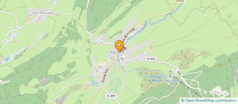 localisation de l'entreprise RXF  MOUTHE