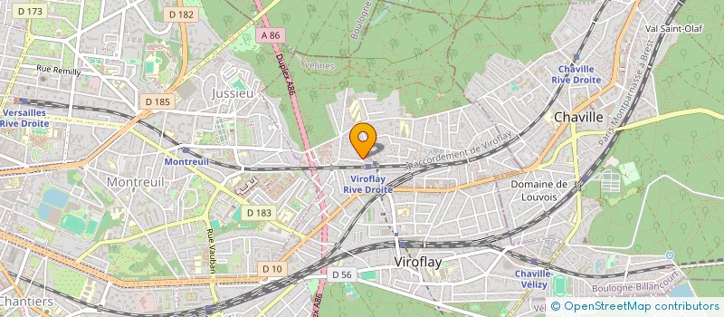 localisation de l'entreprise RXHF  VIROFLAY