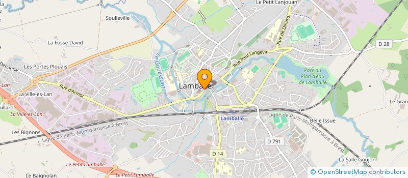 localisation de l'entreprise RXL EXPERTISE à LAMBALLE-ARMOR