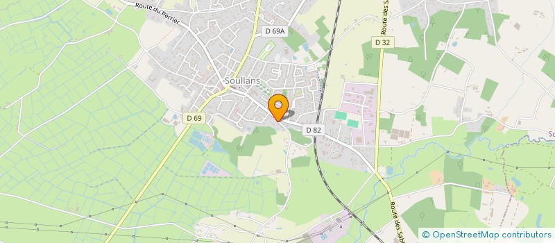 localisation de l'entreprise RXL SOULLANS à SOULLANS