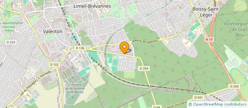 localisation de l'entreprise RXM à LIMEIL-BREVANNES