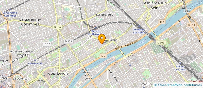 localisation de l'entreprise RXRA PASTEUR  COURBEVOIE