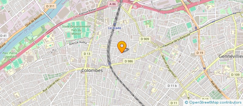localisation de l'entreprise RY à COLOMBES