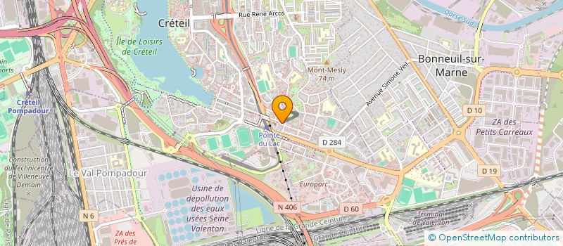 localisation de l'entreprise RY EXPRESS  CRETEIL