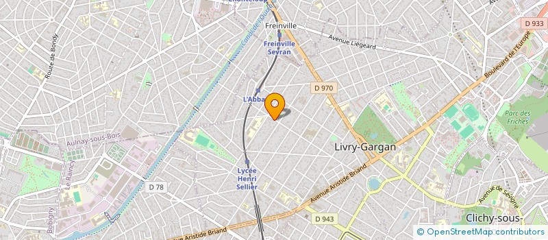 localisation de l'entreprise RYA BAT  BOBIGNY