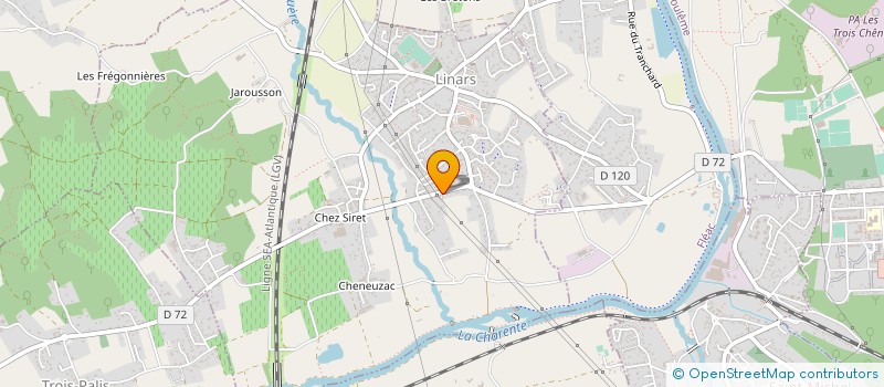 localisation de l'entreprise RYAD ET KELTOUM à LINARS