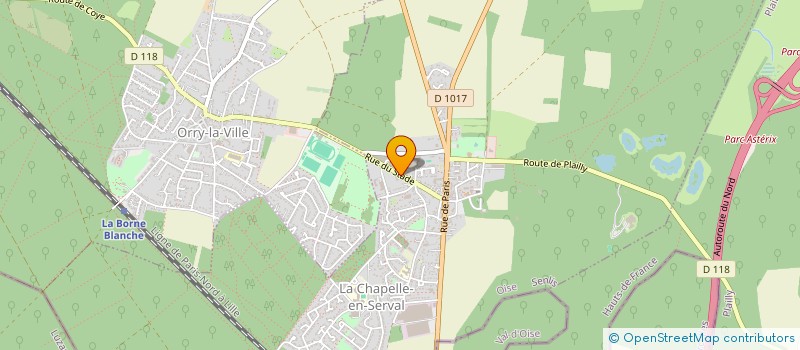 localisation de l'entreprise RYAD HOLDING  LA CHAPELLE-EN-SERVAL