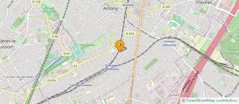 localisation de l'entreprise RYADISS à ANTONY