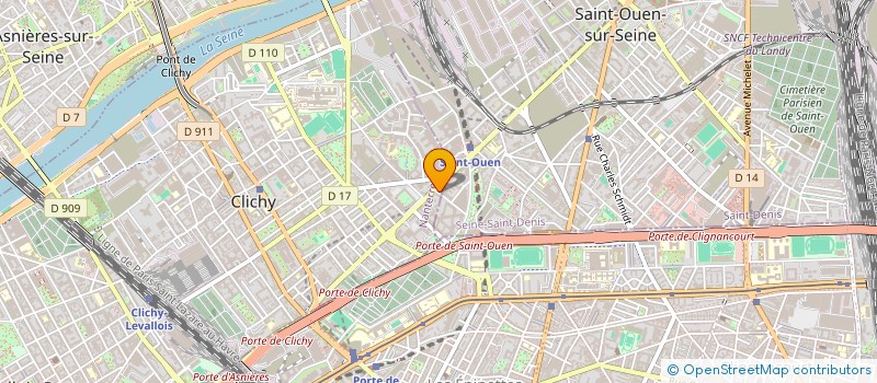 localisation de l'entreprise RYAL DIFFUSION à CLICHY