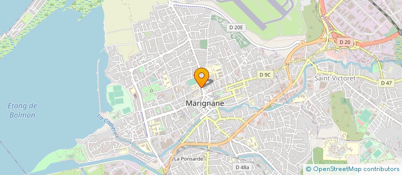 localisation de l'entreprise RYAN  MARIGNANE