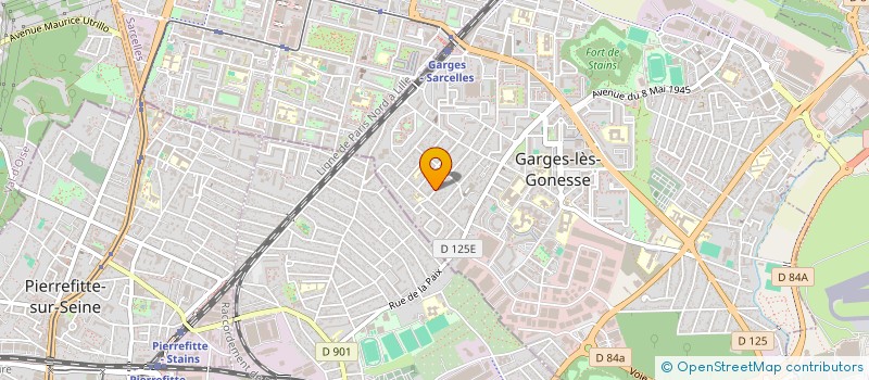 localisation de l'entreprise RYAN à GARGES-LES-GONESSE
