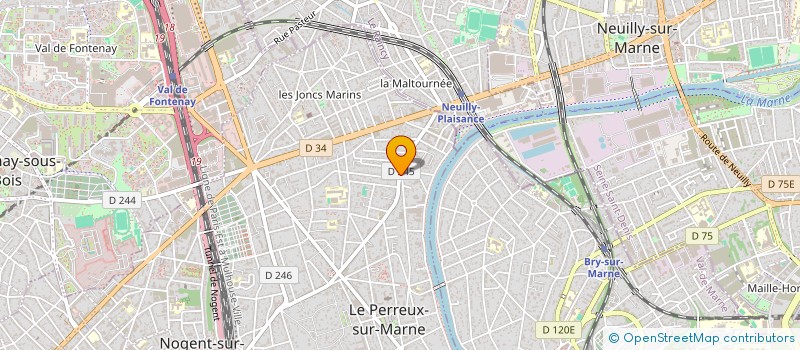 localisation de l'entreprise RYAN FOURNIL  LE PERREUX-SUR-MARNE