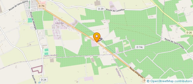 localisation de l'entreprise RYAN TRANS  SAINT-ANDIOL