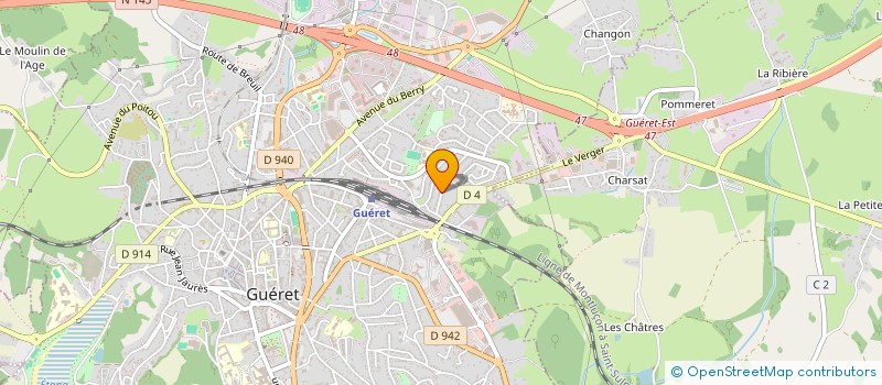 localisation de l'entreprise RYANN  GUERET