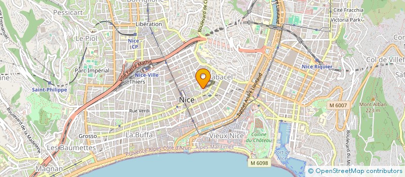 localisation de l'entreprise RYANNE  NICE