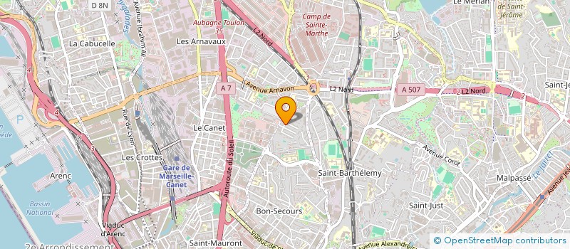 localisation de l'entreprise RYANOE à MARSEILLE