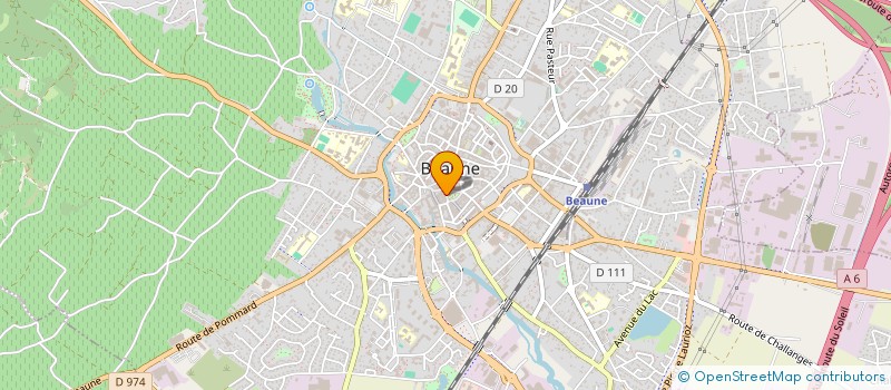 localisation de l'entreprise RYAUX PROMOTION à BEAUNE