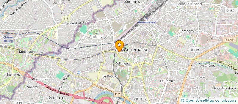 localisation de l'entreprise RYAZ  AMBILLY