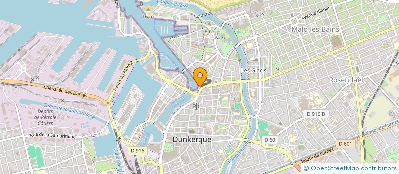 localisation de l'entreprise RYBA ET DUCHA à DUNKERQUE