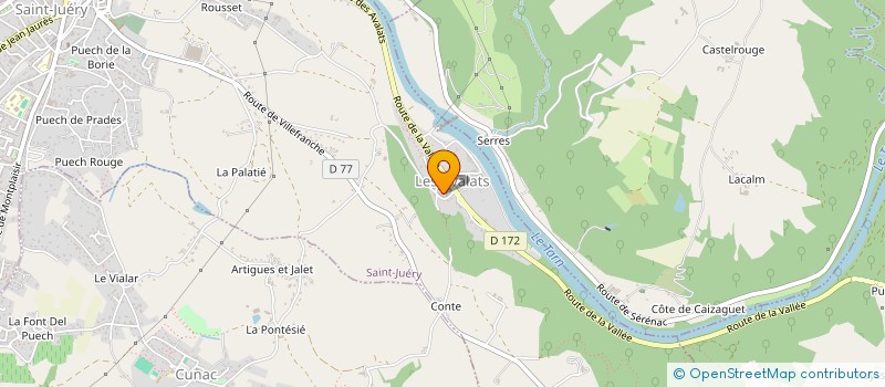 localisation de l'entreprise RYBICKI IMMO  SAINT-JUERY