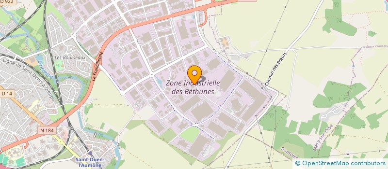 localisation de l'entreprise RYC FINGEST à SAINT-OUEN-L'AUMONE