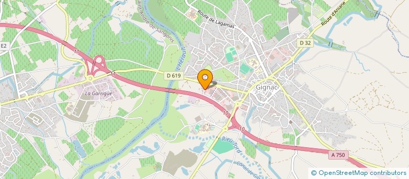 localisation de l'entreprise RYCKWAERT GIGNAC  GIGNAC