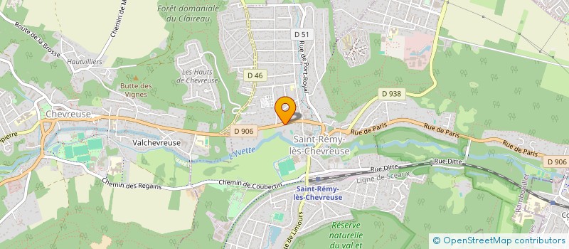 localisation de l'entreprise RYCOR à SAINT-REMY-LES-CHEVREUSE