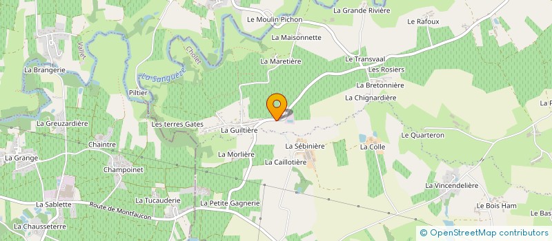 localisation de l'entreprise RYD à SEVREMOINE