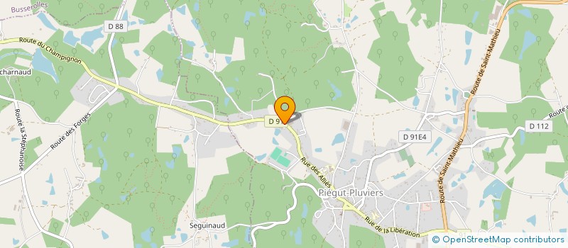 localisation de l'entreprise RYDYLINE  PIEGUT-PLUVIERS