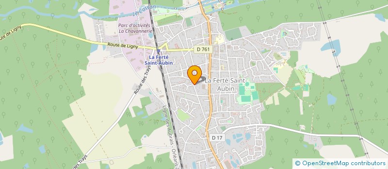 localisation de l'entreprise RYEM & YOU à LA FERTE-SAINT-AUBIN