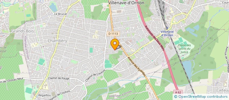 localisation de l'entreprise RYEXDEM à VILLENAVE D ORNON