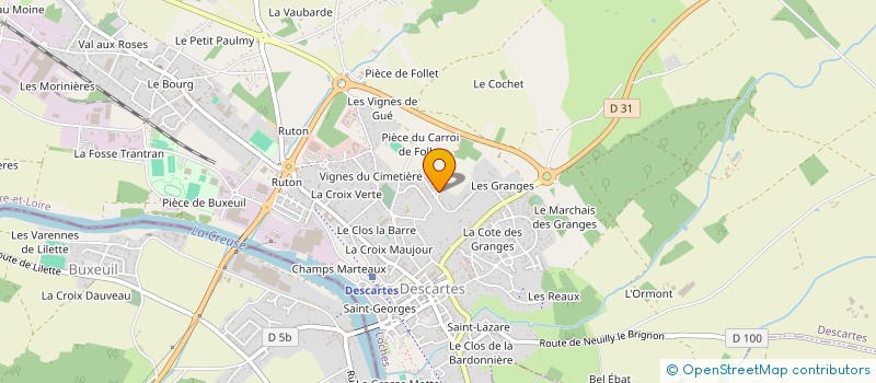 localisation de l'entreprise RYGIANNY  DESCARTES