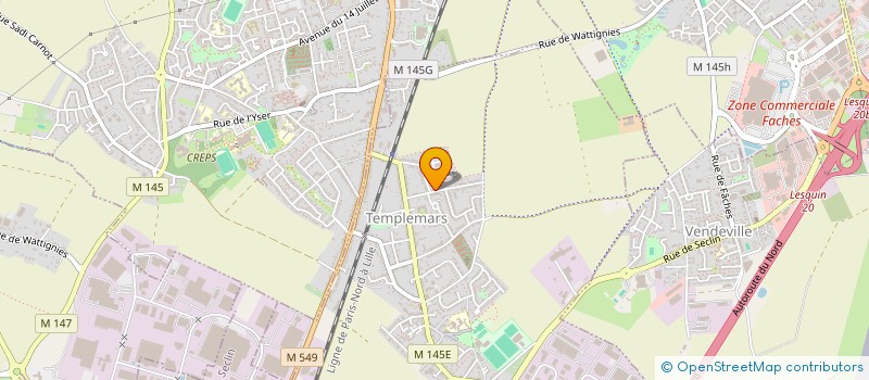 localisation de l'entreprise RYHERO  TEMPLEMARS