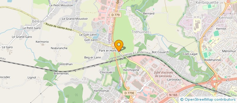localisation de l'entreprise RYK à VANNES