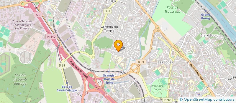 localisation de l'entreprise RYKIII à RIS-ORANGIS