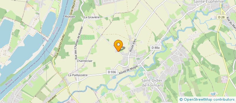 localisation de l'entreprise RYL INVESTISSEMENT à SAINT-DIDIER-DE-FORMANS