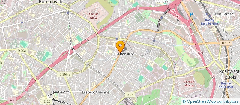 localisation de l'entreprise RYLAS à MONTREUIL