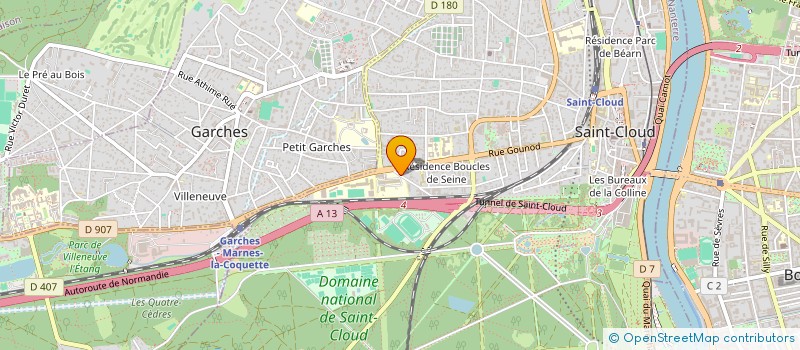 localisation de l'entreprise RYLD à SAINT-CLOUD
