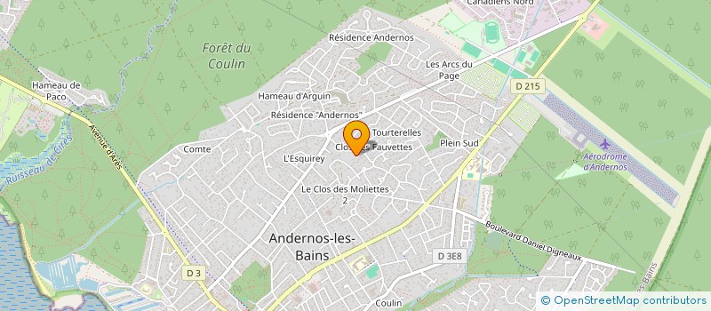 localisation de l'entreprise RYLE  ANDERNOS-LES-BAINS