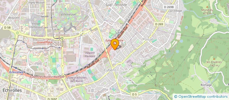 localisation de l'entreprise RYLE  EYBENS