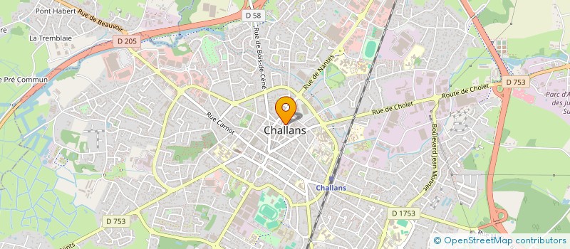 localisation de l'entreprise RYLE INVEST à CHALLANS
