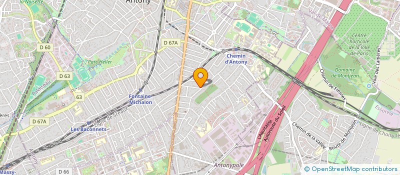 localisation de l'entreprise RYLO PRODUCTION à ANTONY