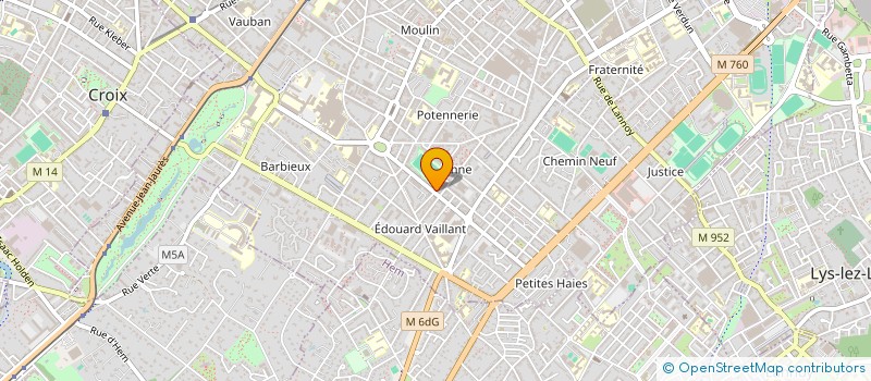 localisation de l'entreprise RYM BURGER  ROUBAIX