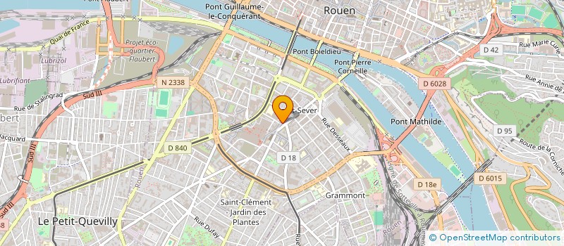 localisation de l'entreprise RYM FOOD à ROUEN